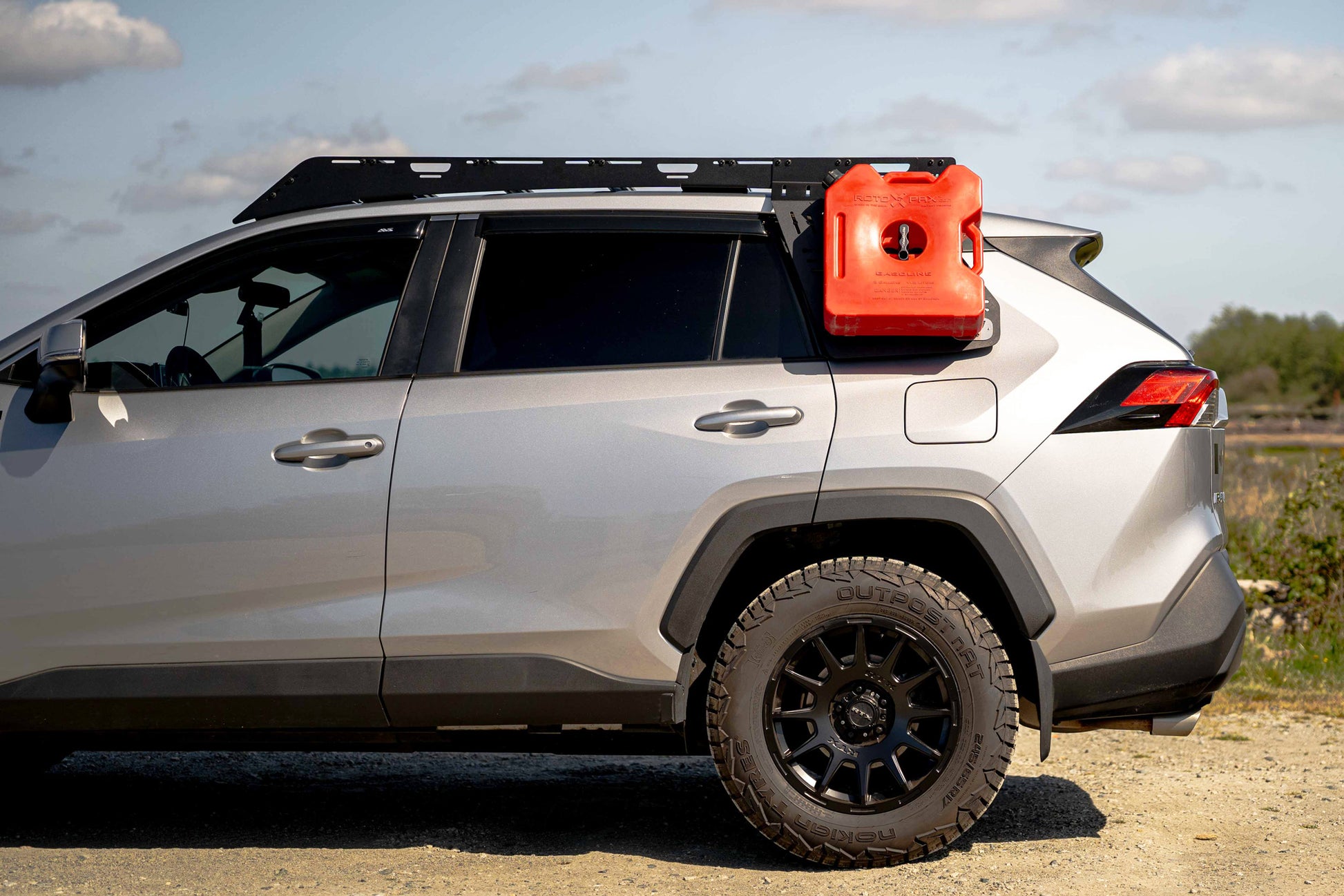 rav4 rooftop tent 2019-2026 Toyota RAV4 Roof Rack & Panel Combo – Van44 Overlanding Gear